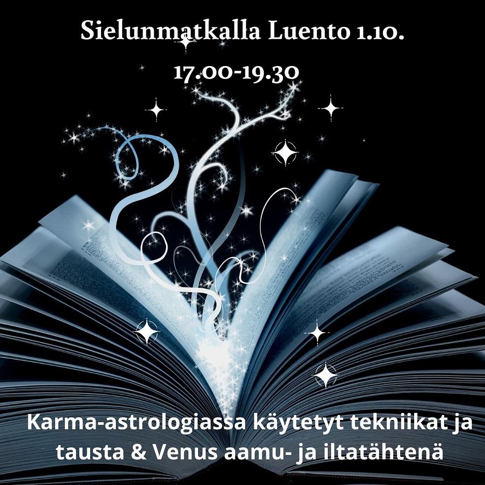 Sielunmatkalla Luento 1.10. klo 17.00-19.30 by Sielunmatkalla